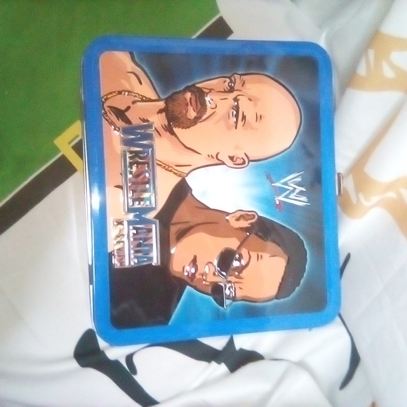 Reserved Do Not Buy Reserve WrestleMania Blue Lunchbox Do Not Buy Reserve - Picture 1 of 6